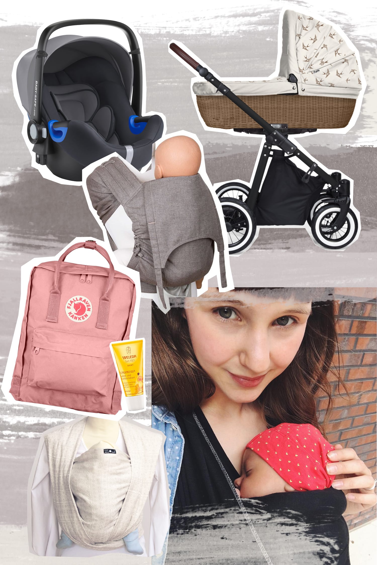 Erstausstattung für Unterwegs | Baby | Babyschale | Kinderwagen | Tragetuch | Wickelrucksack | ivy.li