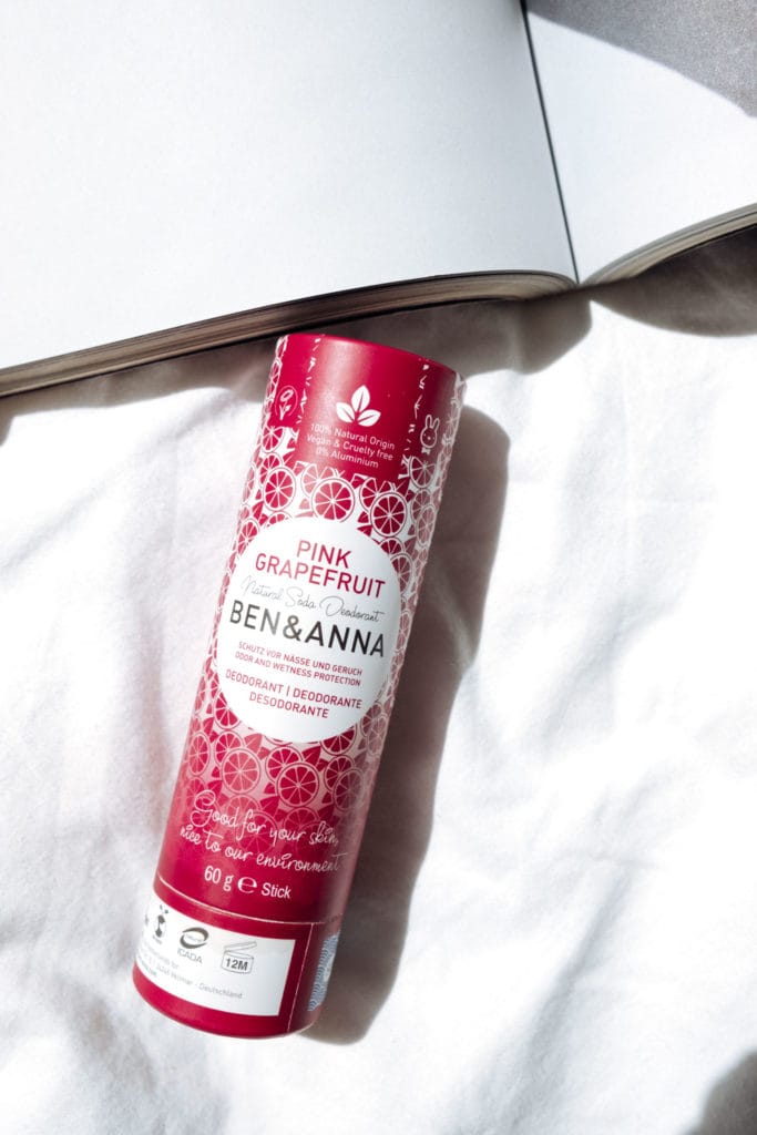 Meine Naturkosmetik Favoriten | Pflegeprodukte #01 2019 | Natural Soda Deodorant Stick Papertube von Ben & Anna